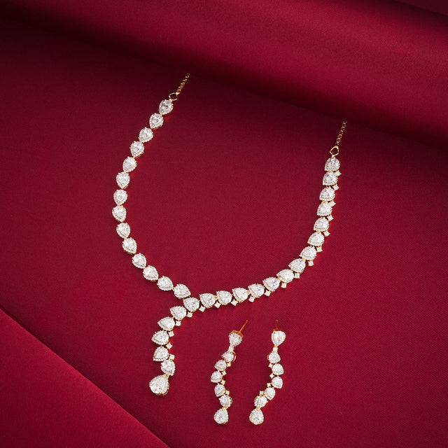 Zircon Necklace Zircon Necklace 193108