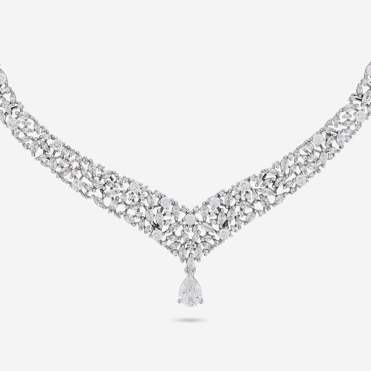 Zircon Necklace Zircon Necklace 193109