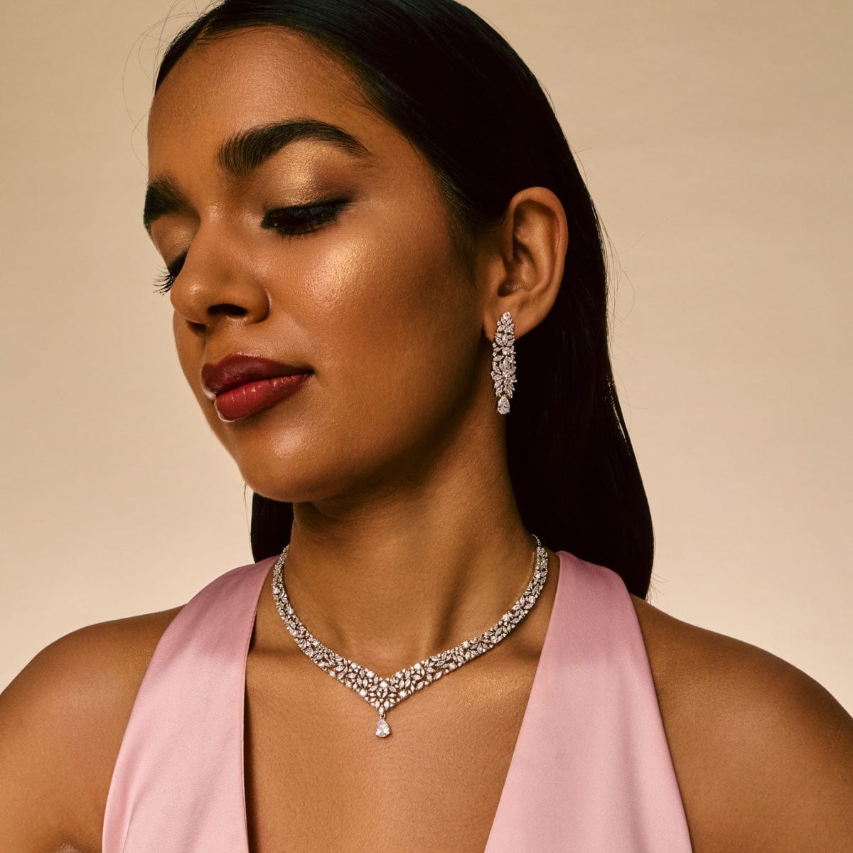 Zircon Necklace Zircon Necklace 193109