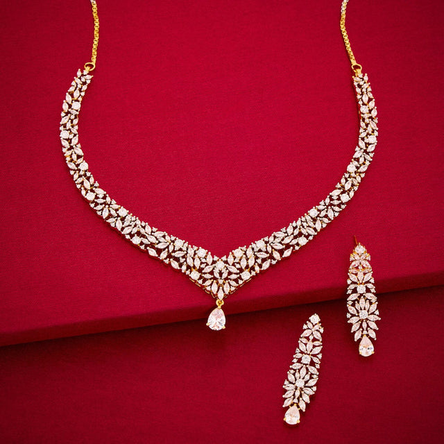 Zircon Necklace Zircon Necklace 193109