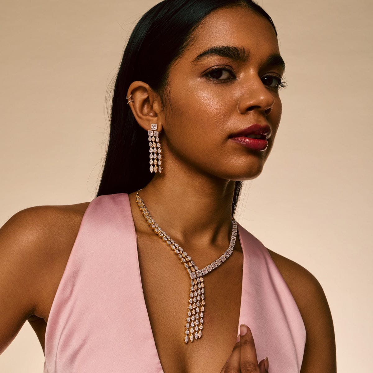 Zircon Necklace Zircon Necklace 193111