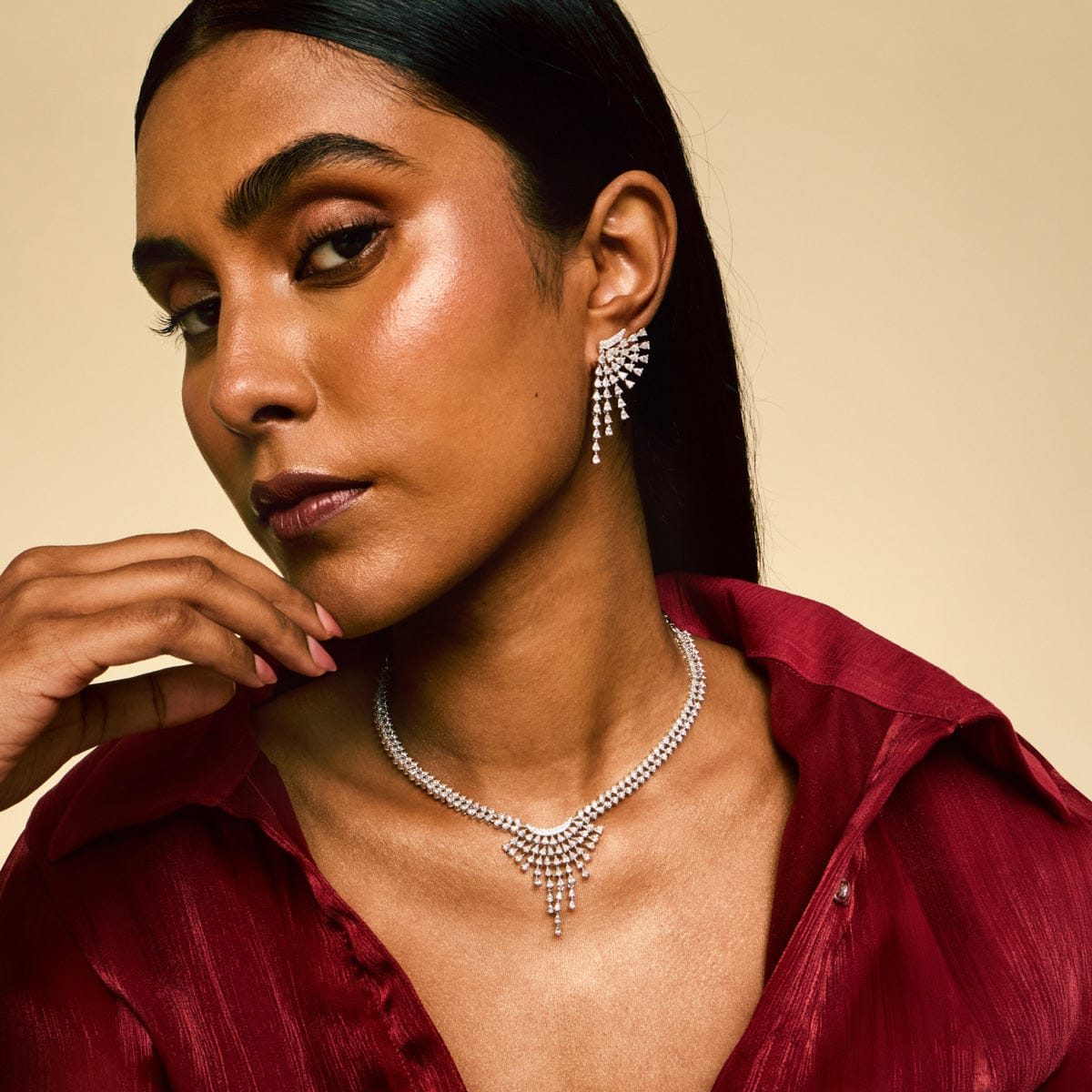 Zircon Necklace Zircon Necklace 193769