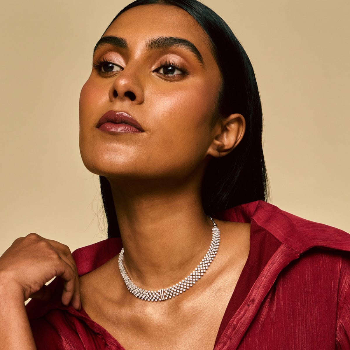 Zircon Necklace Zircon Necklace 193772