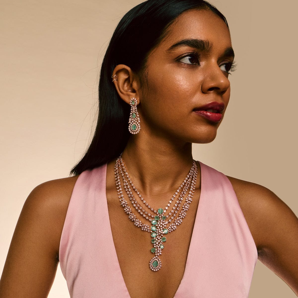 Zircon Necklace Zircon Necklace 193781