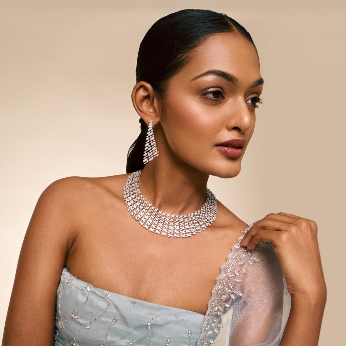 Zircon Necklace Zircon Necklace 193869