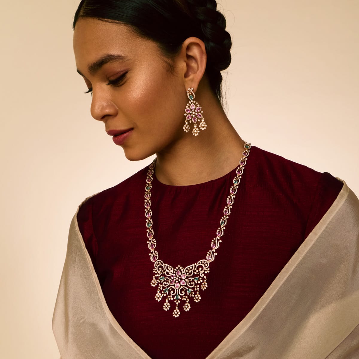 Zircon Necklace Zircon Necklace 193961