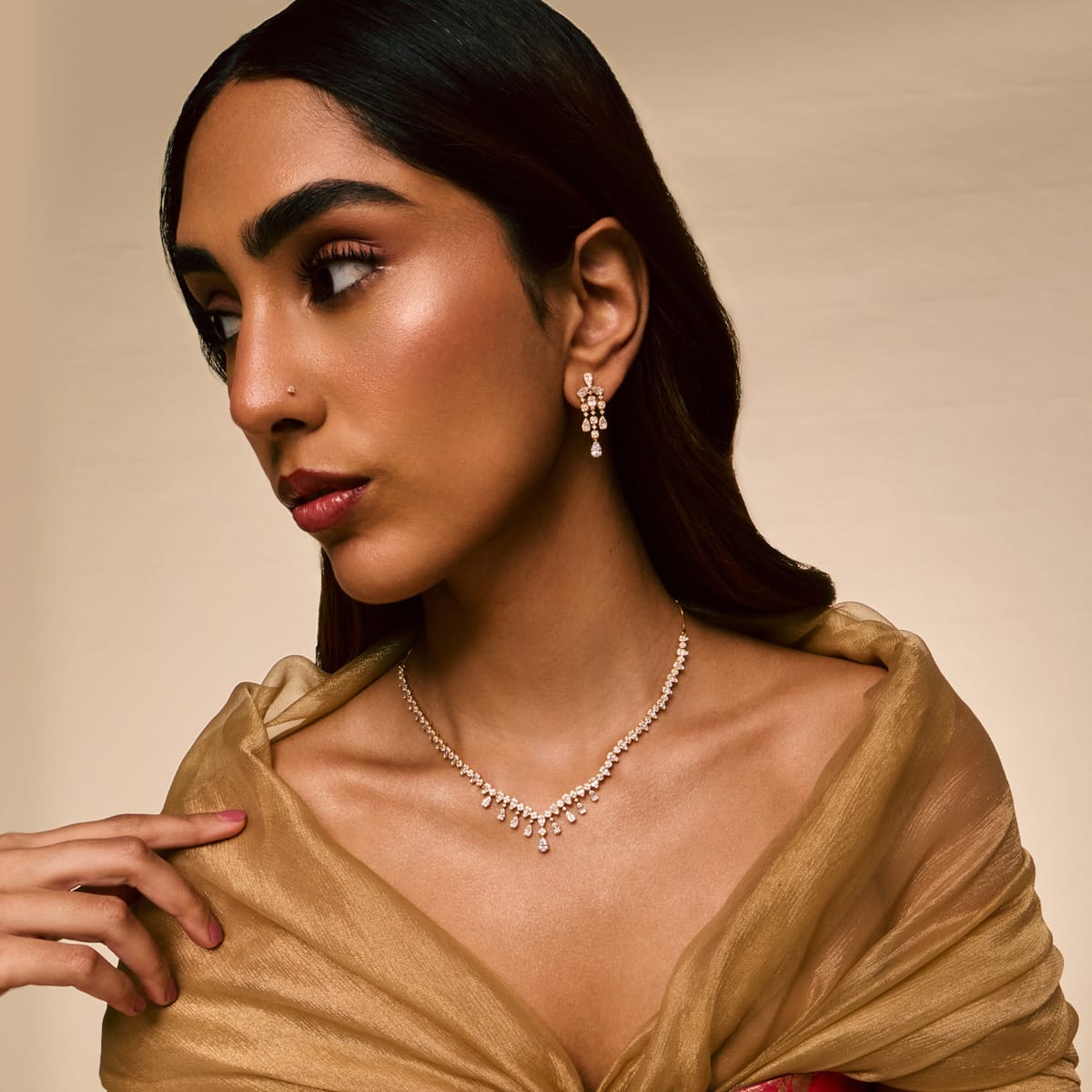 Zircon Necklace Zircon Necklace 195649