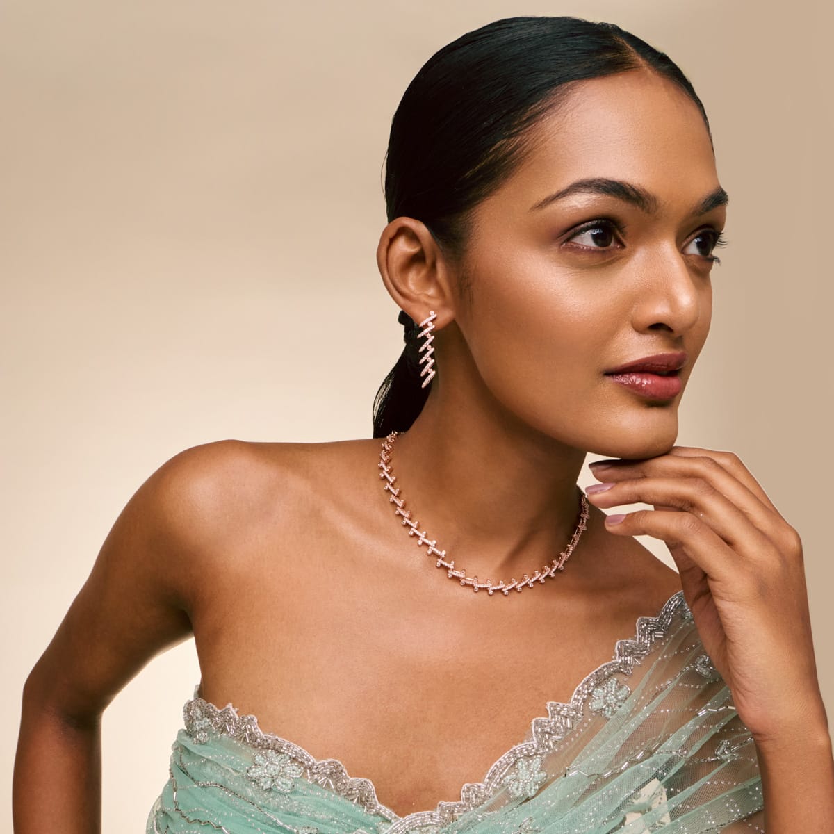 Zircon Necklace Zircon Necklace 196904