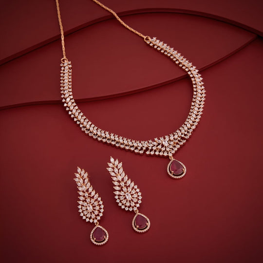 Zircon Necklace Zircon Necklace 200502