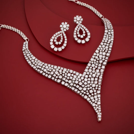 Zircon Necklace Zircon Necklace 200513