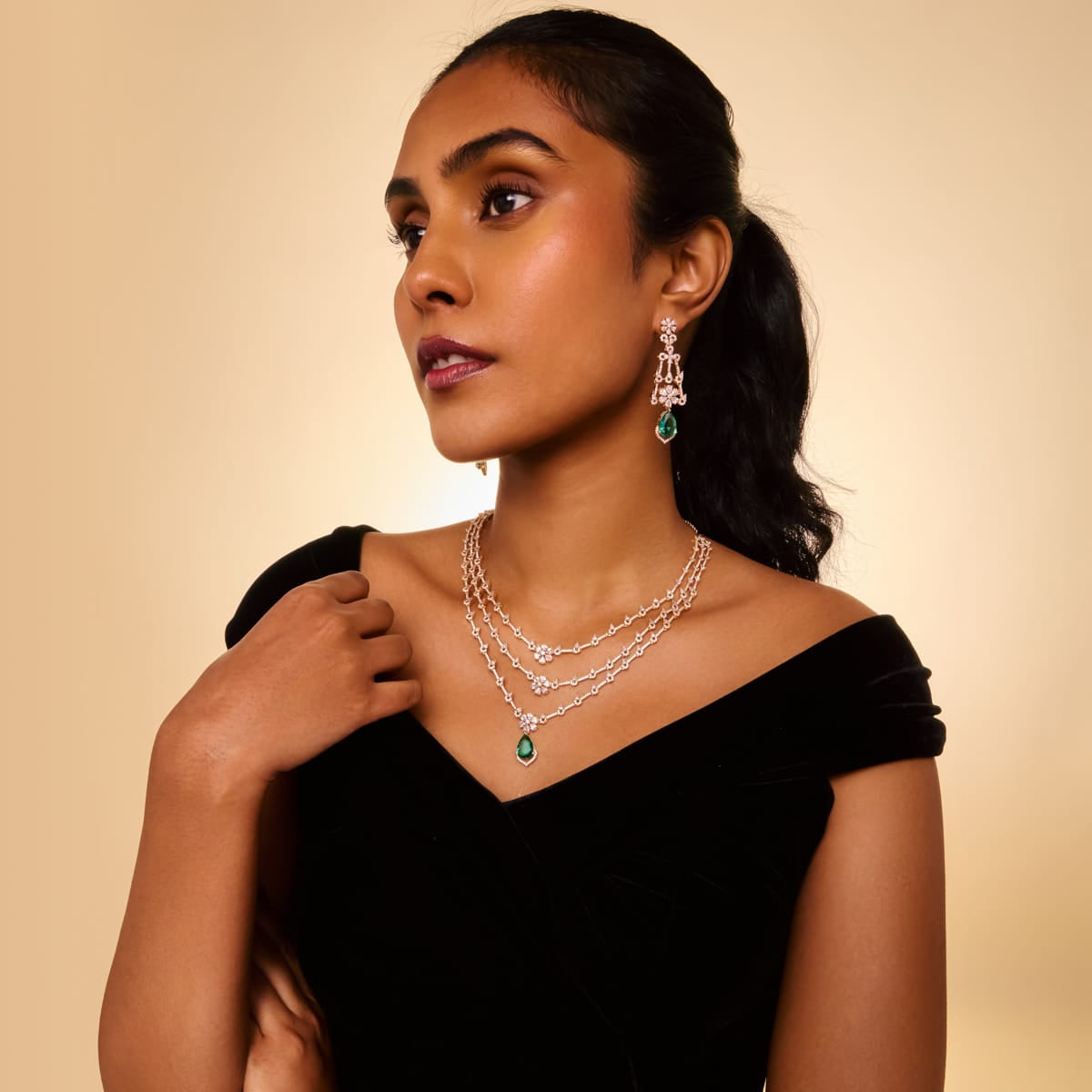 Zircon Necklace Zircon Necklace 201481