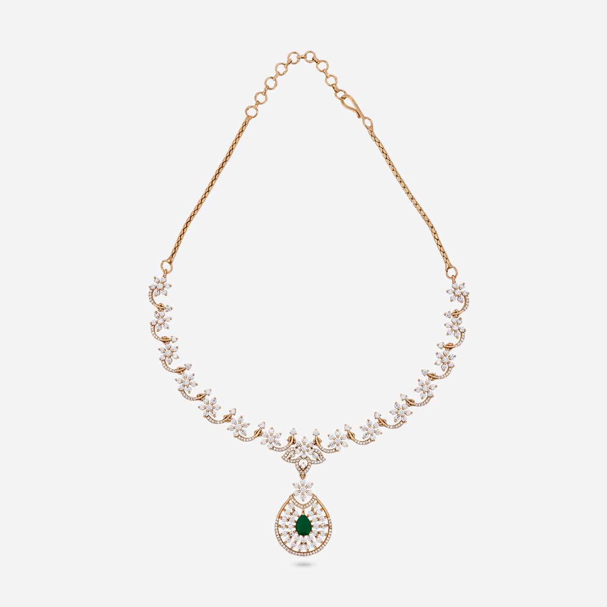 Zircon Necklace Zircon Necklace 202243
