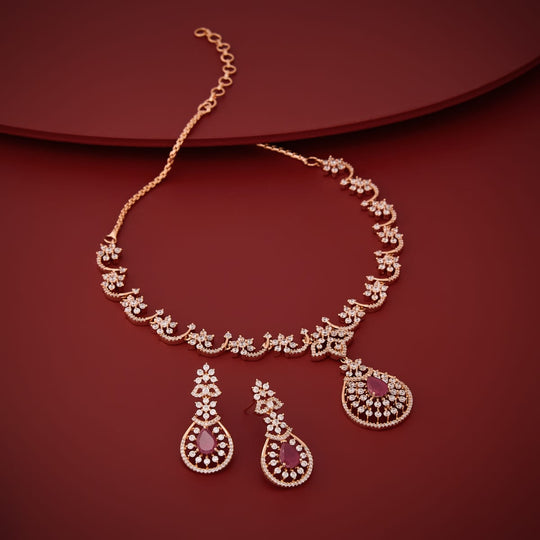 Zircon Necklace Zircon Necklace 202243