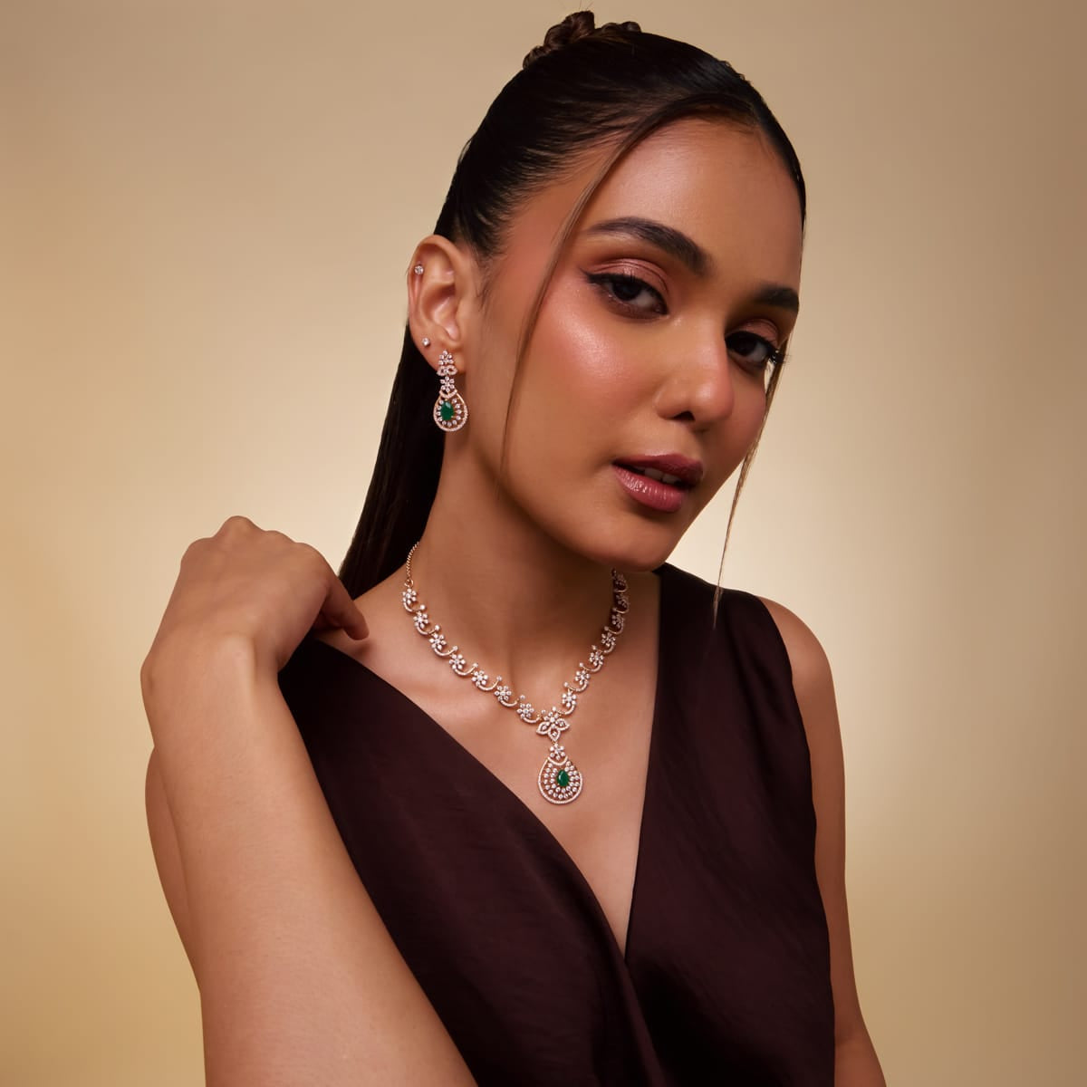 Zircon Necklace Zircon Necklace 202243