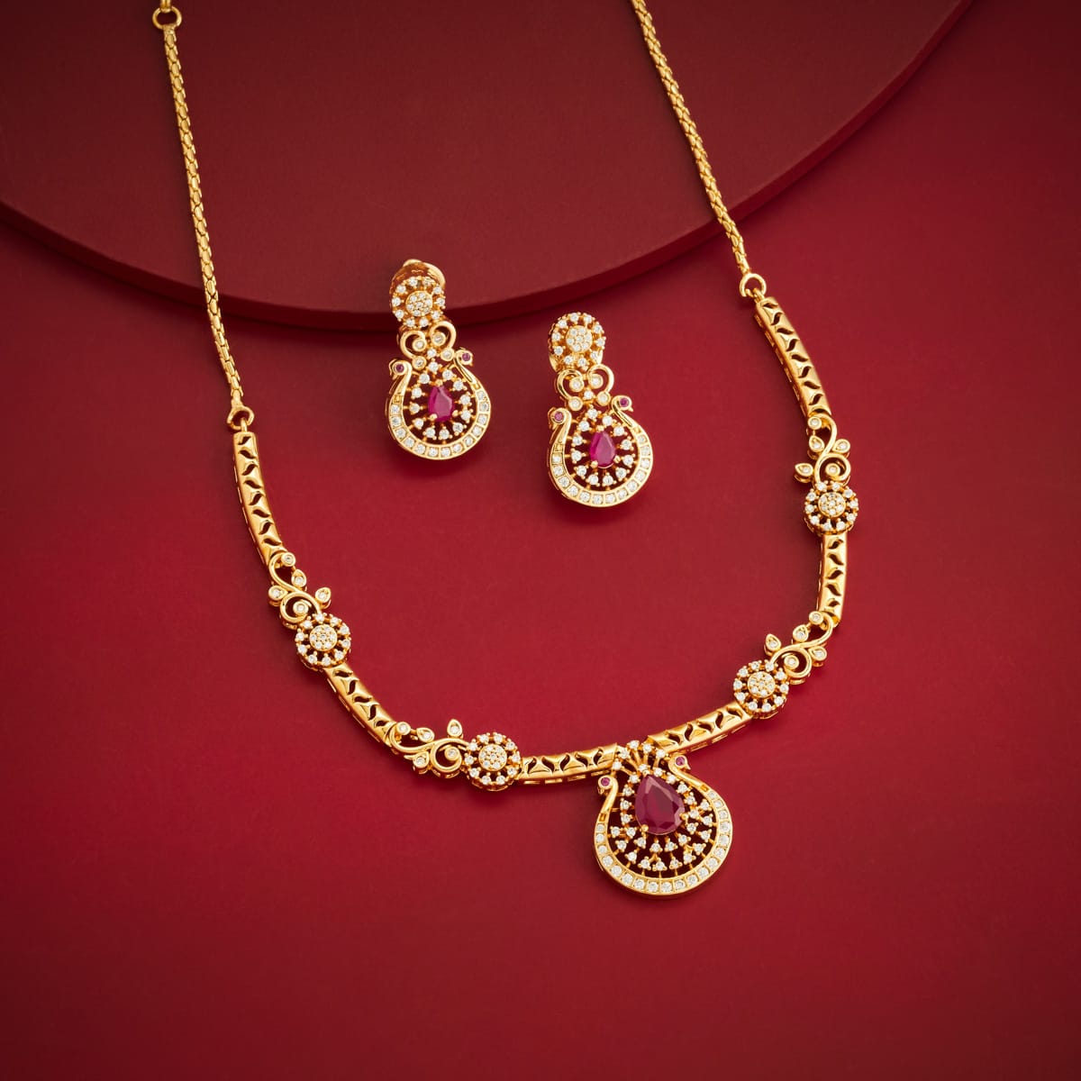 Zircon Necklace Zircon Necklace 202244