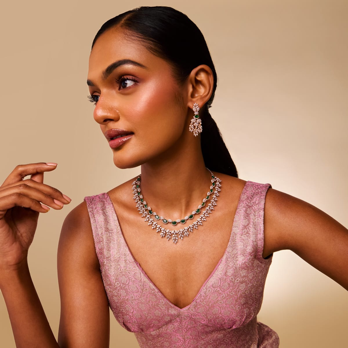 Zircon Necklace Zircon Necklace 202428