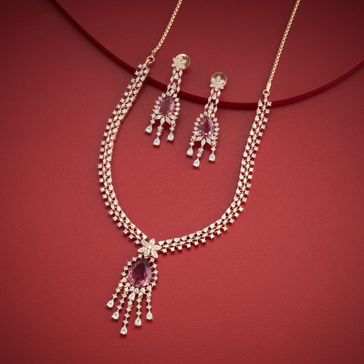 Zircon Necklace Zircon Necklace 202429