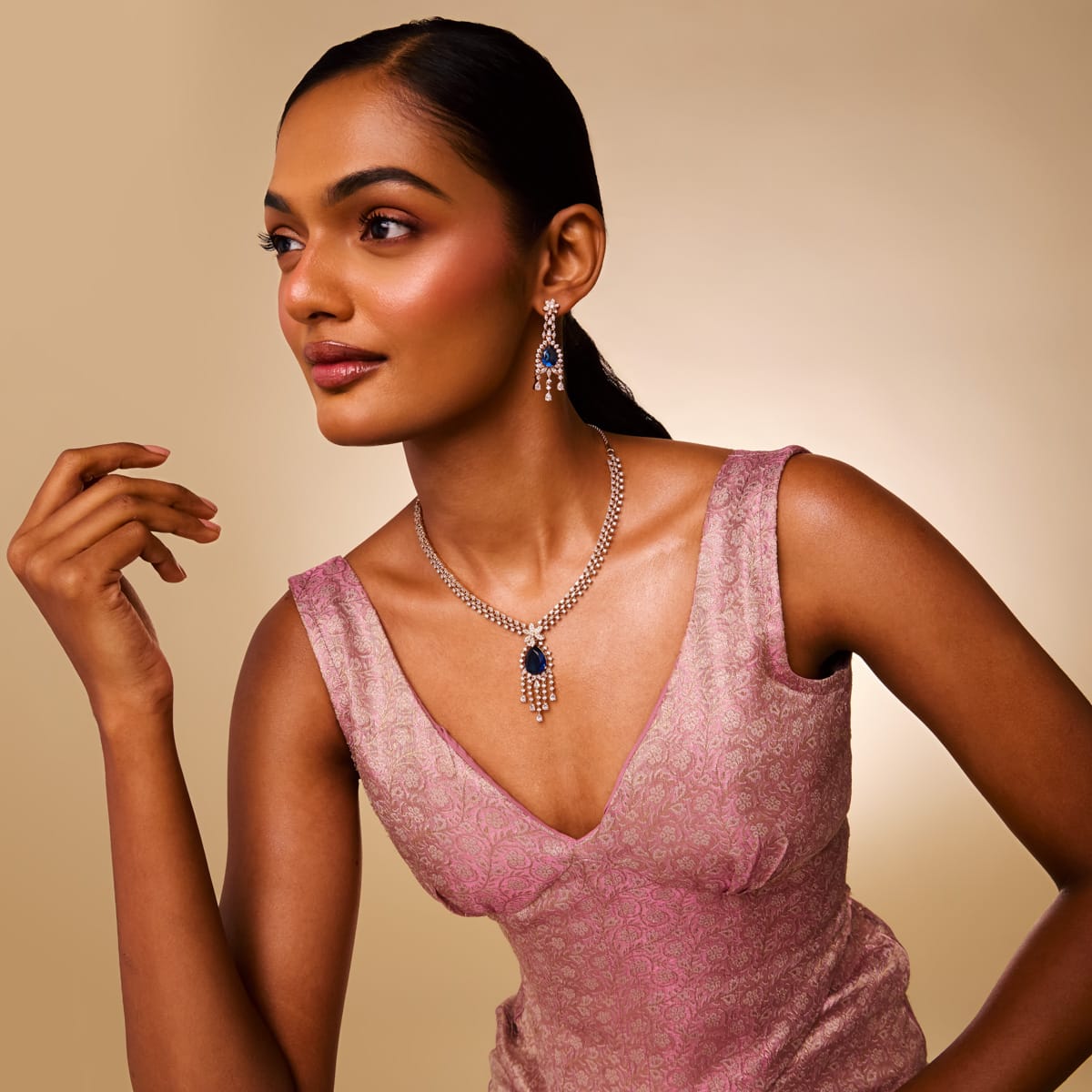 Zircon Necklace Zircon Necklace 202429