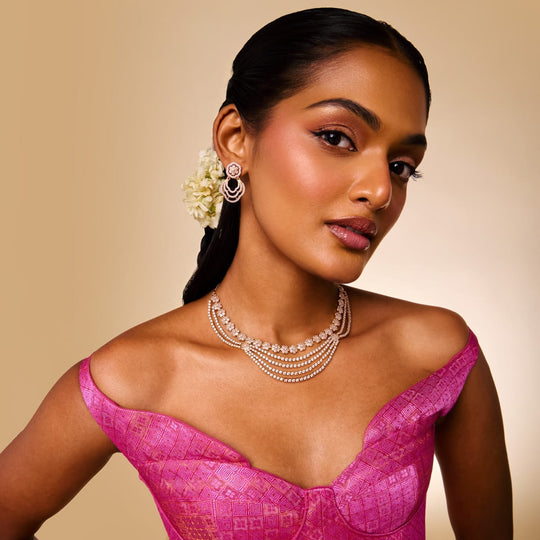 Zircon Necklace Zircon Necklace 202708