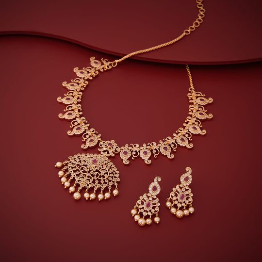 Zircon Necklace Zircon Necklace 202740