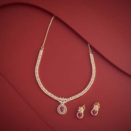 Zircon Necklace Zircon Necklace 203445