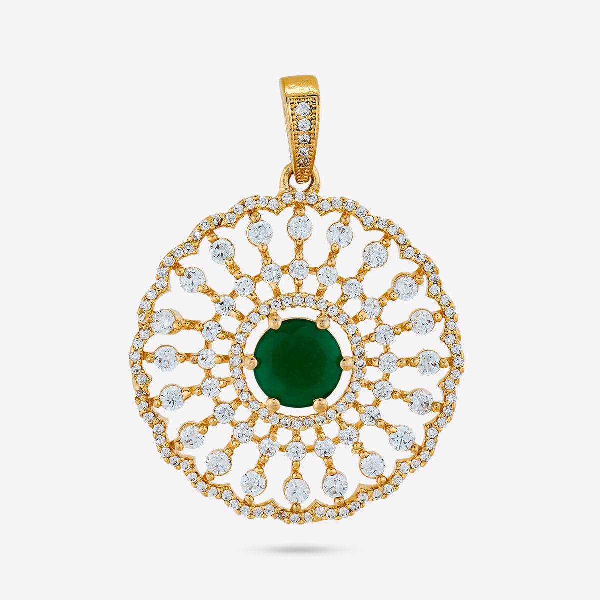 Zircon Pendant Set Zircon Pendant Earring 182860