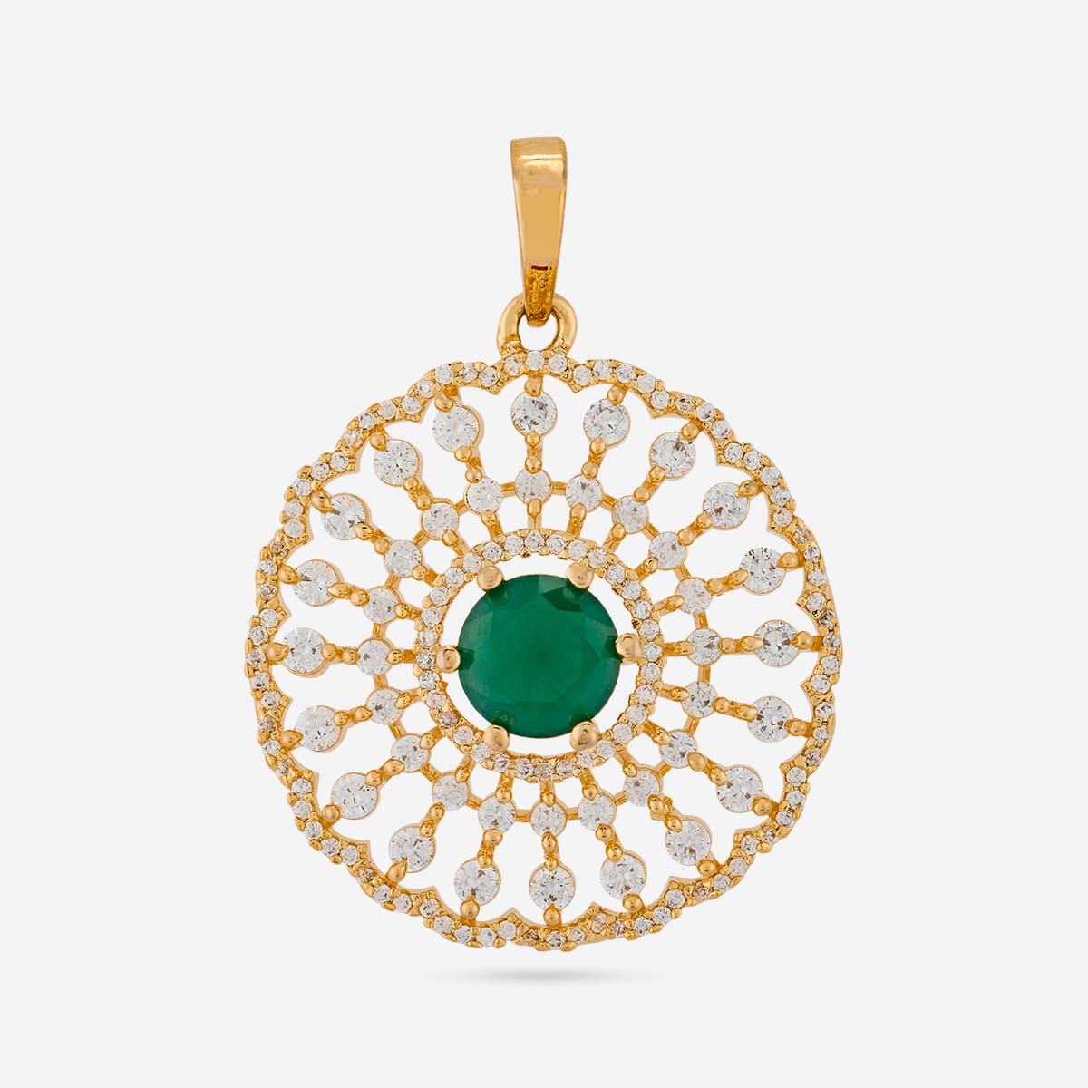 Zircon Pendant Set Zircon Pendant Earring 182860
