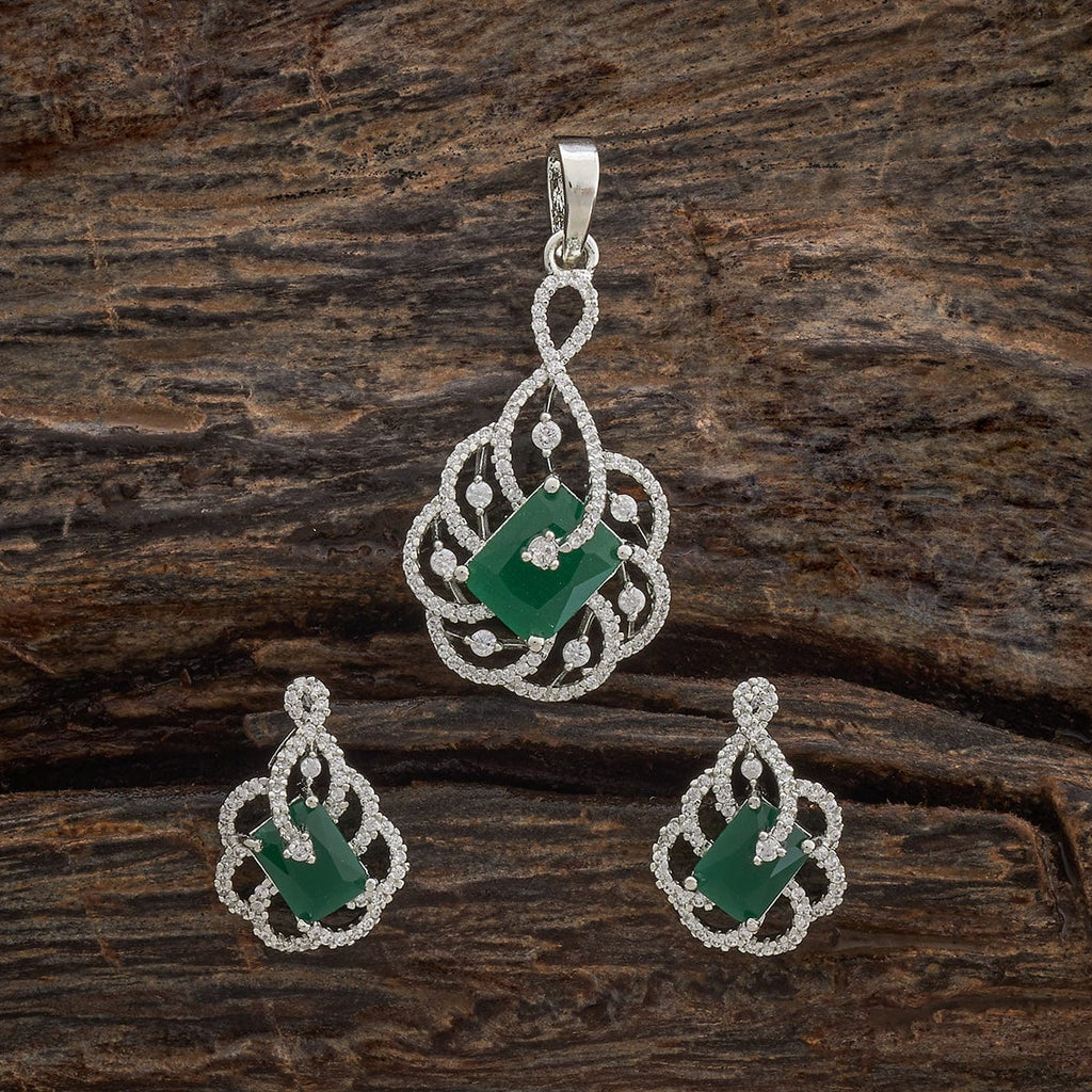 Zircon Pendant Set Zircon Pendant Earring 181213