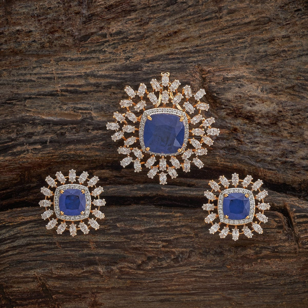 Zircon Pendant Set Zircon Pendant Earring 180322