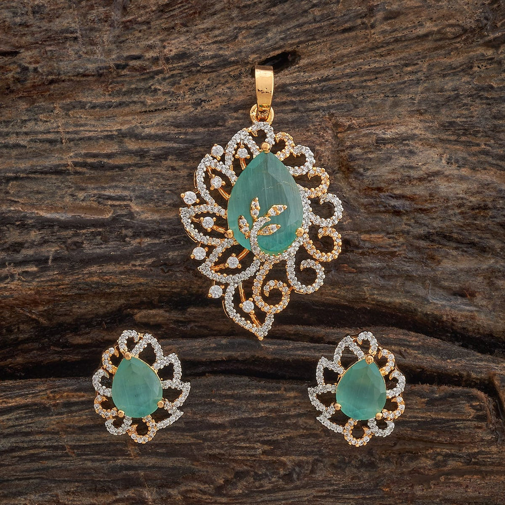 Zircon Pendant Set Zircon Pendant Earring 181215