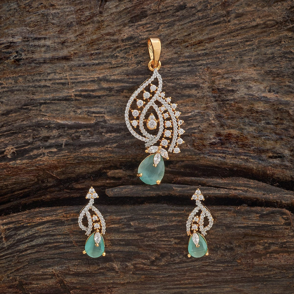 Zircon Pendant Set Zircon Pendant Earring 181217