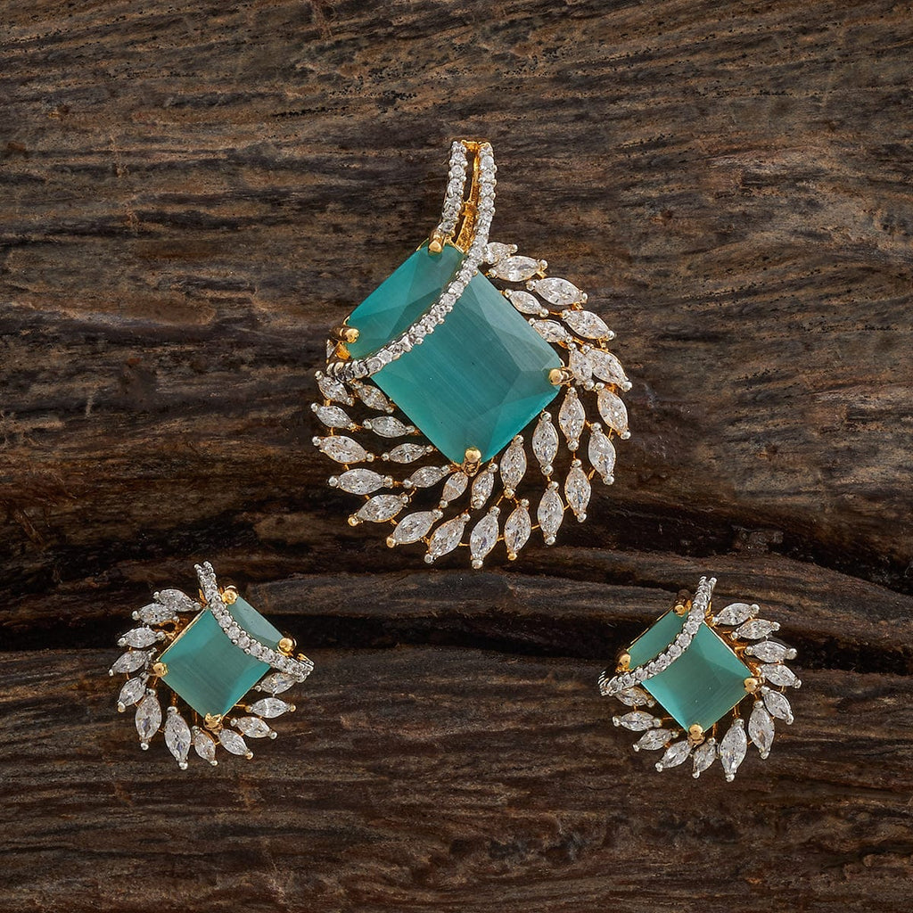 Zircon Pendant Set Zircon Pendant Earring 181542