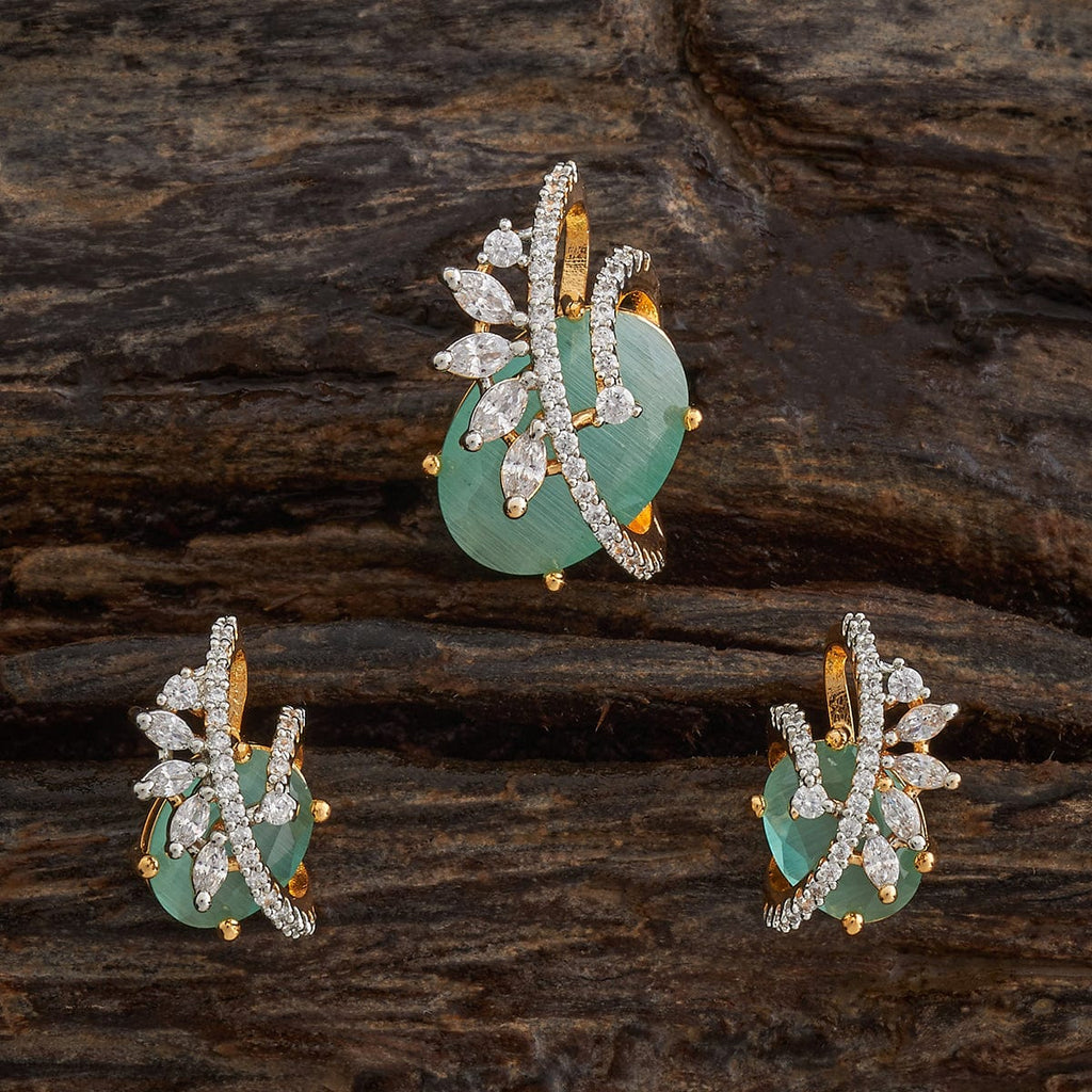 Zircon Pendant Set Zircon Pendant Earring 182480