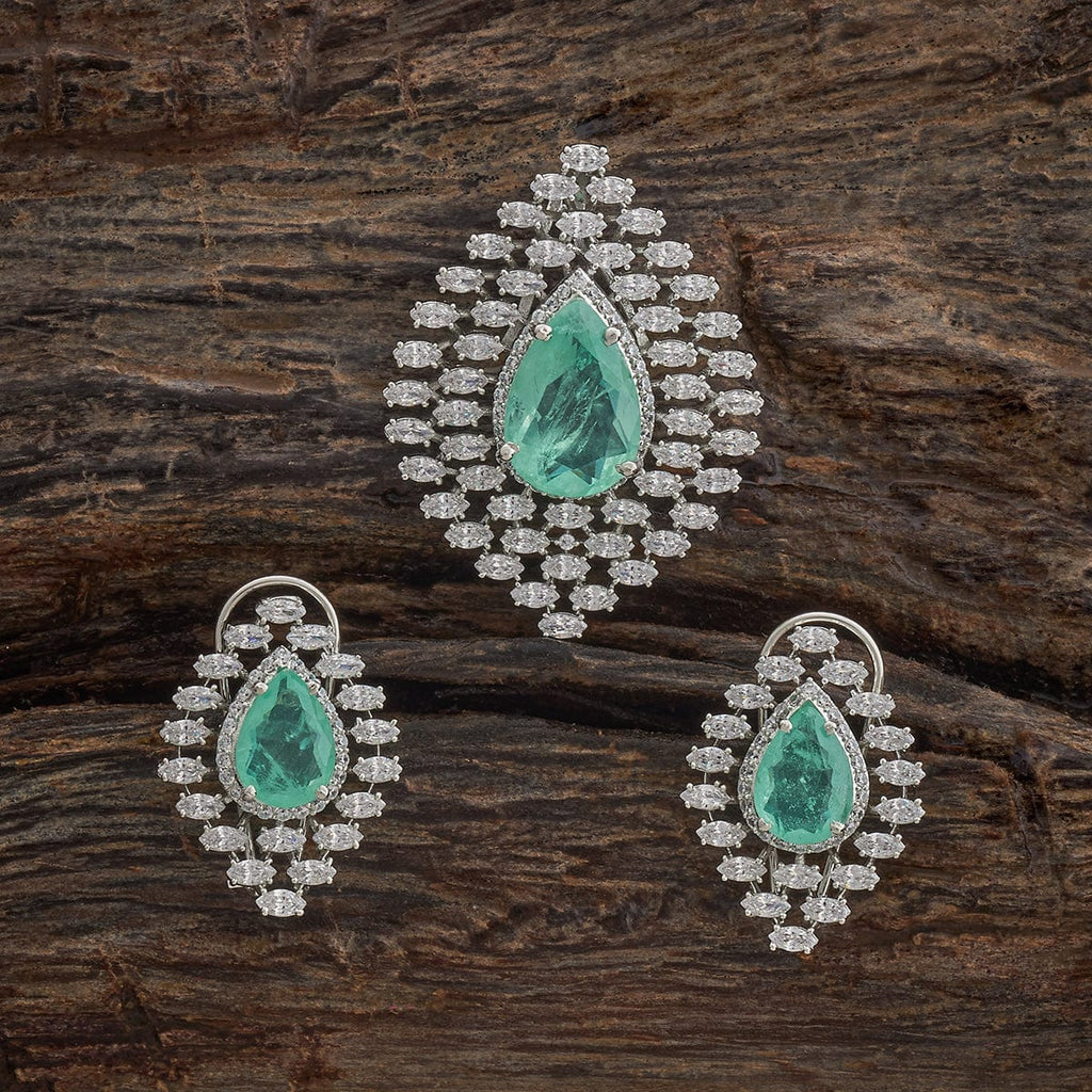 Zircon Pendant Set Zircon Pendant Earring 180325