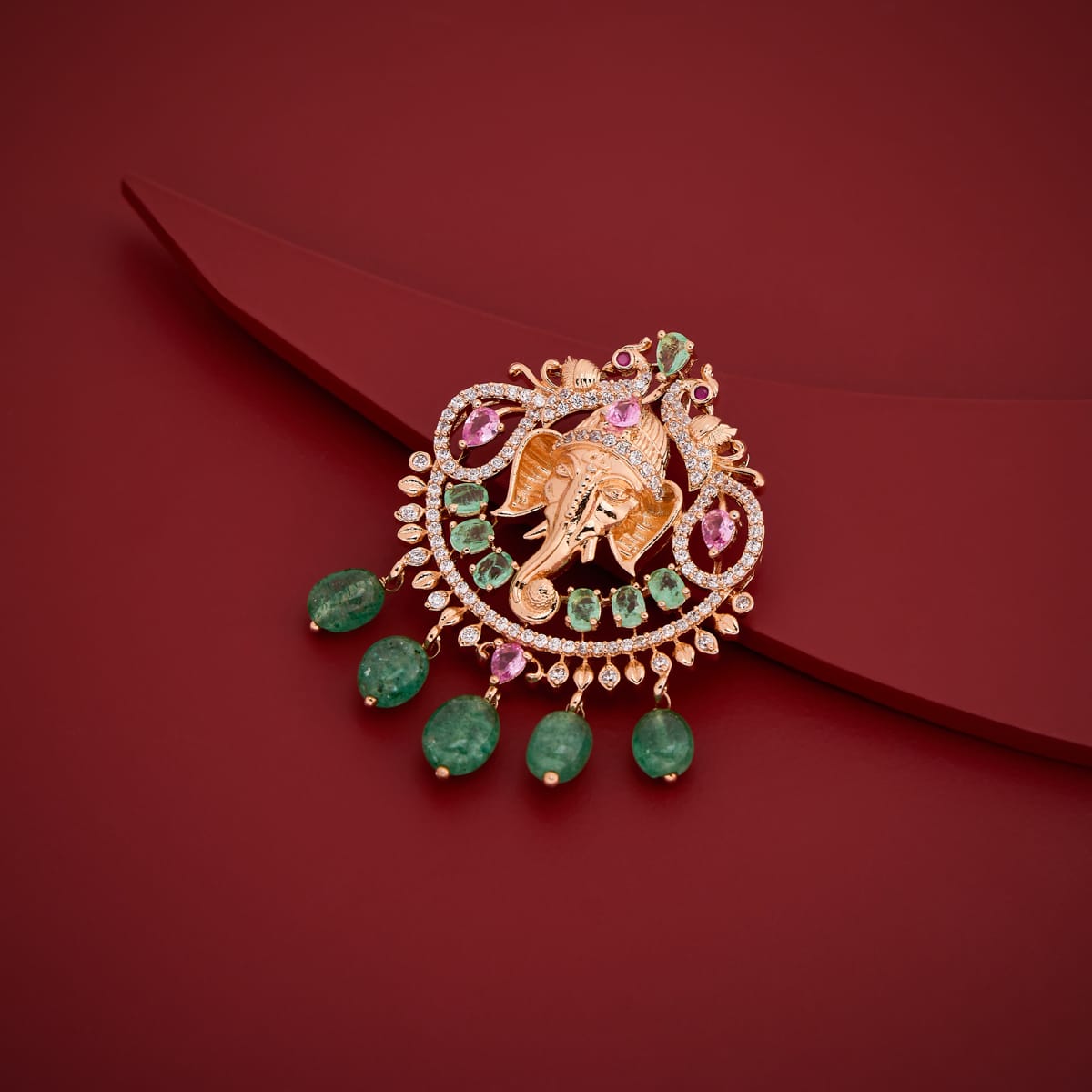 Zircon Pendant Set Zircon Pendant Earring 202455