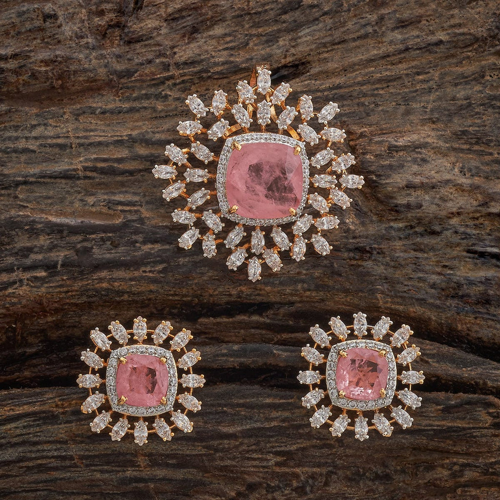 Zircon Pendant Set Zircon Pendant Earring 180322