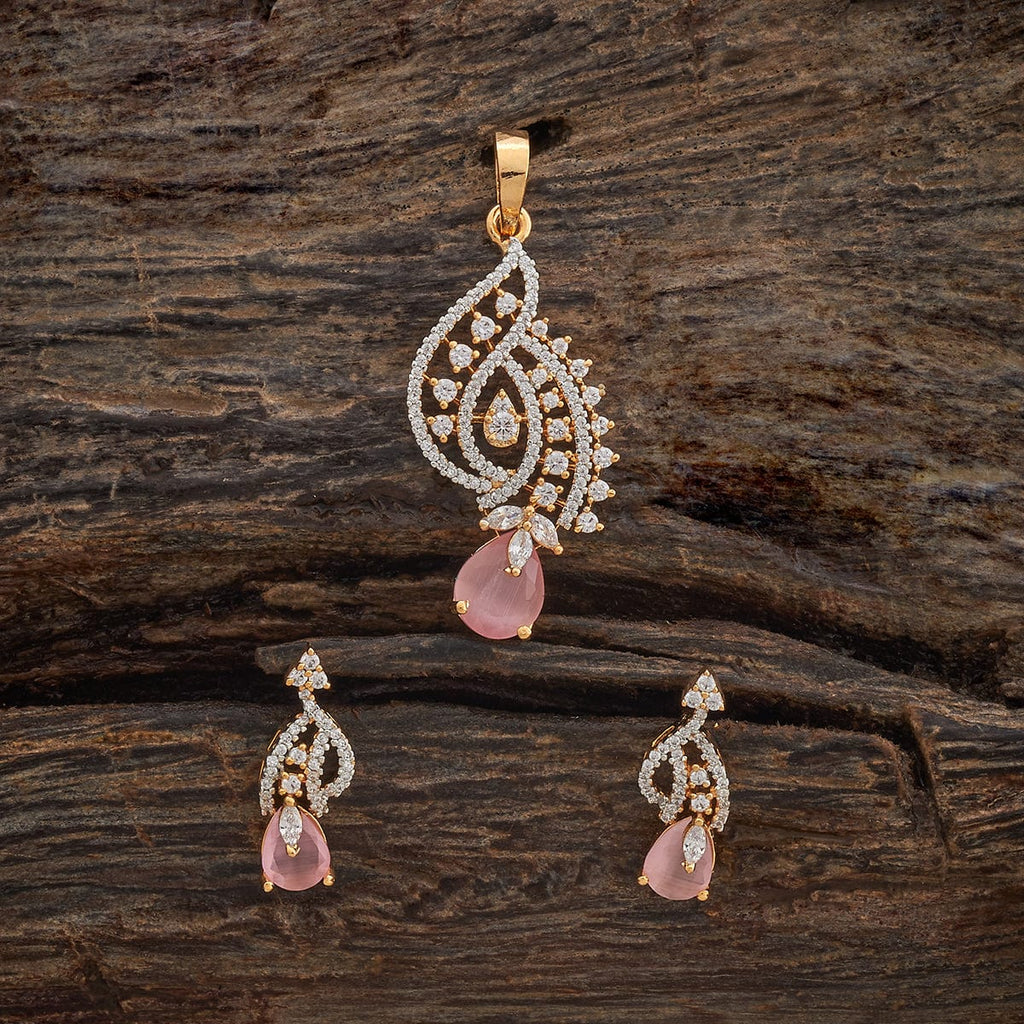 Zircon Pendant Set Zircon Pendant Earring 181217