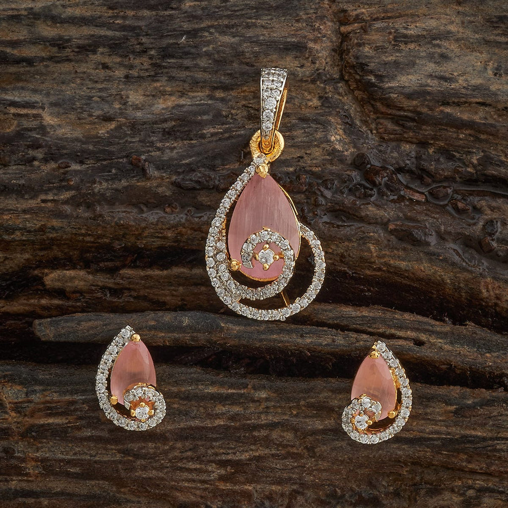 Zircon Pendant Set Zircon Pendant Earring 181551