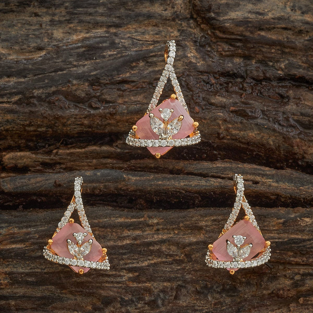 Zircon Pendant Set Zircon Pendant Earring 182479