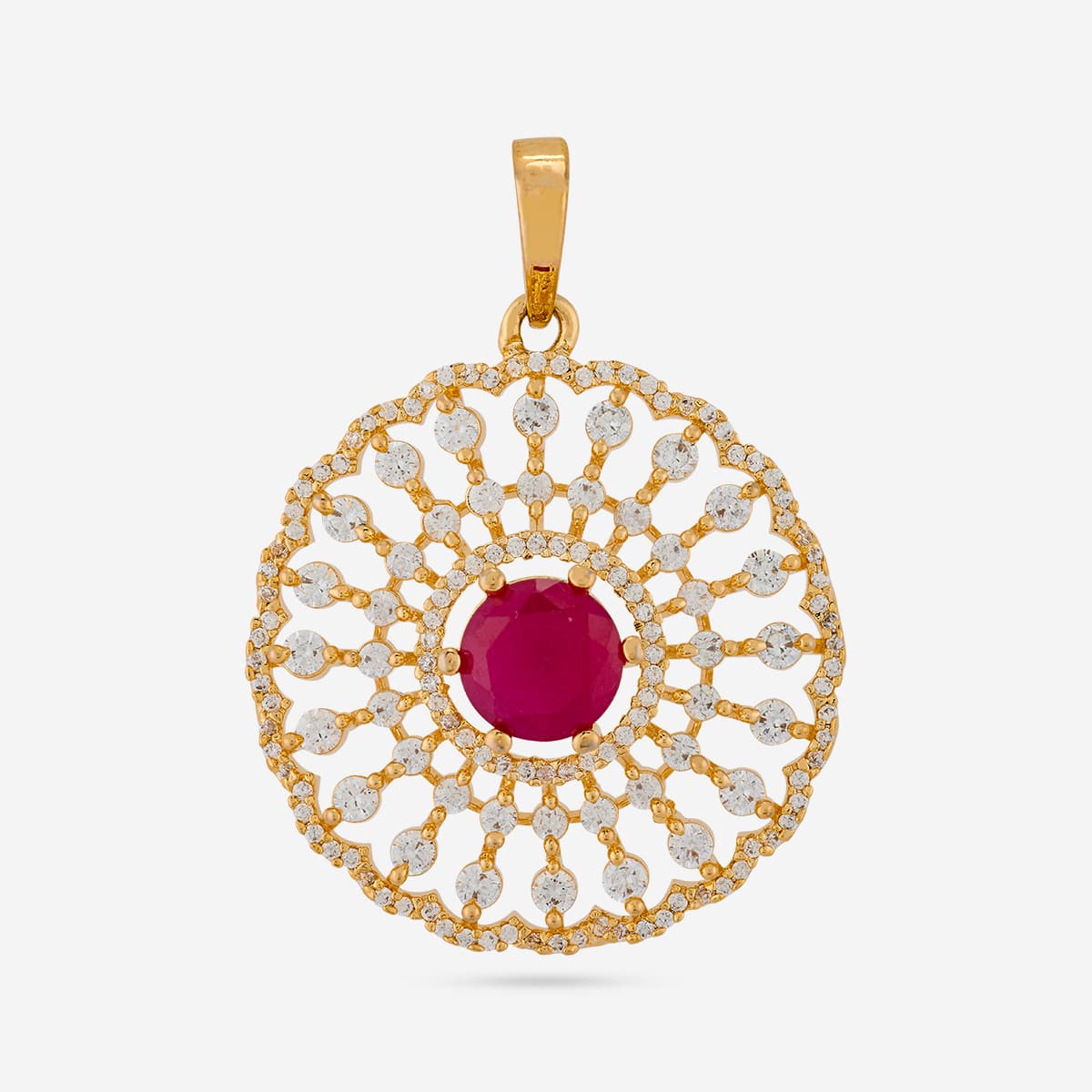 Zircon Pendant Set Zircon Pendant Earring 182860
