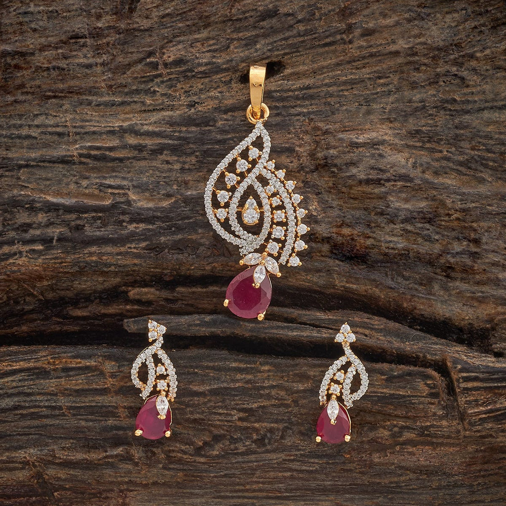 Zircon Pendant Set Zircon Pendant Earring 181217