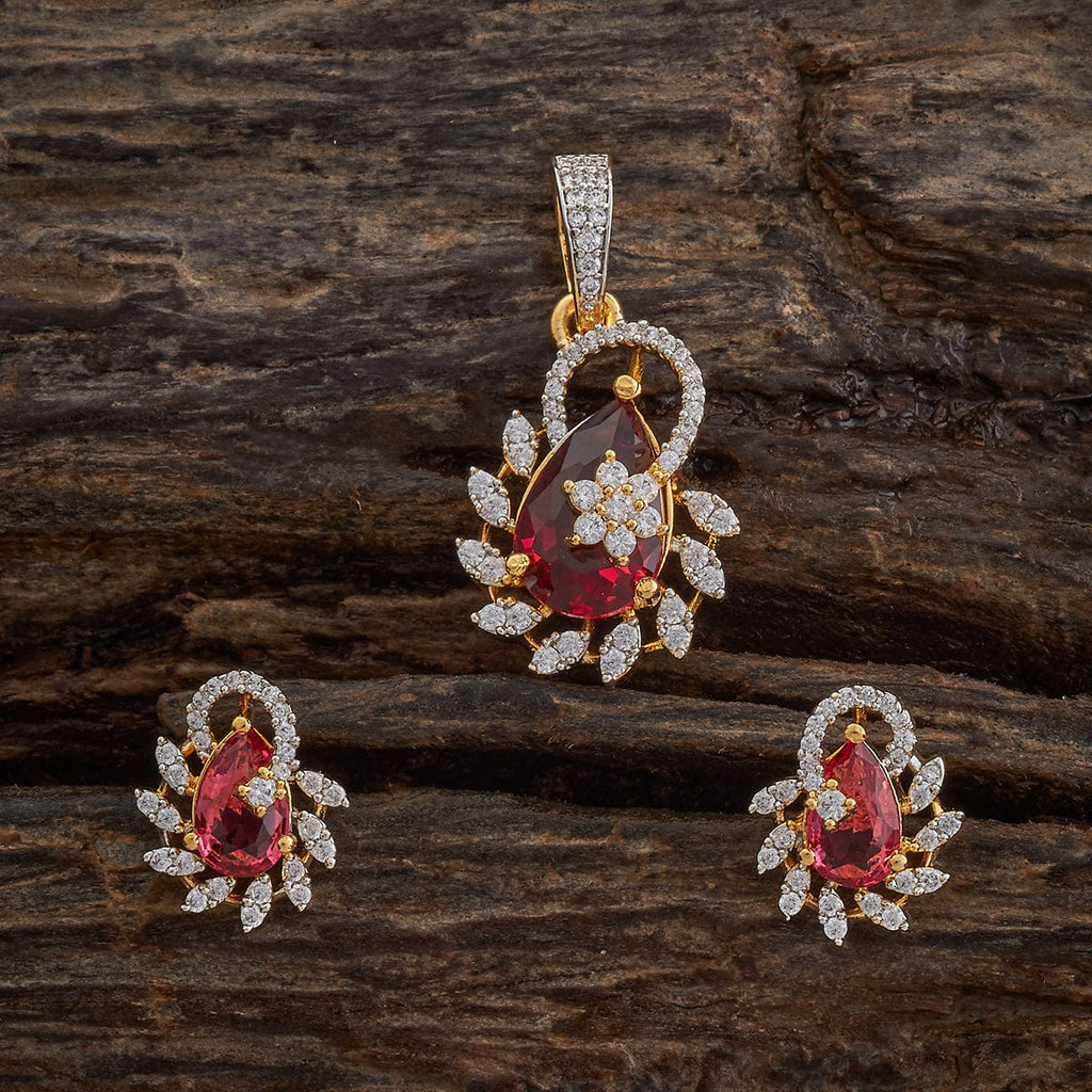 Zircon Pendant Set Zircon Pendant Earring 181546