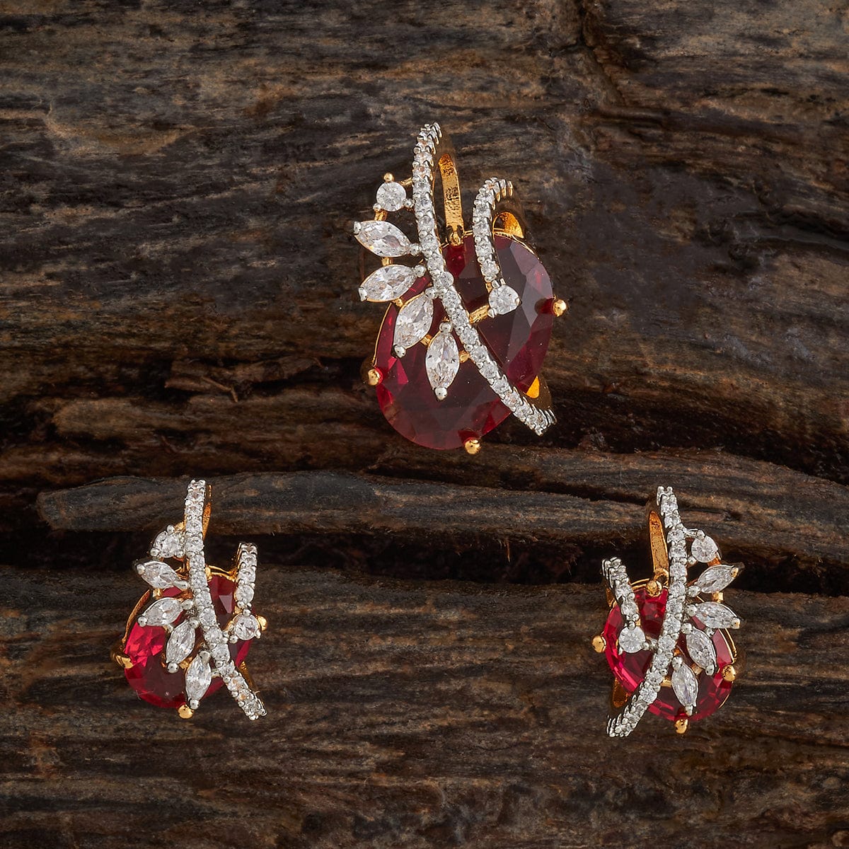 Zircon Pendant Set Zircon Pendant Earring 182480