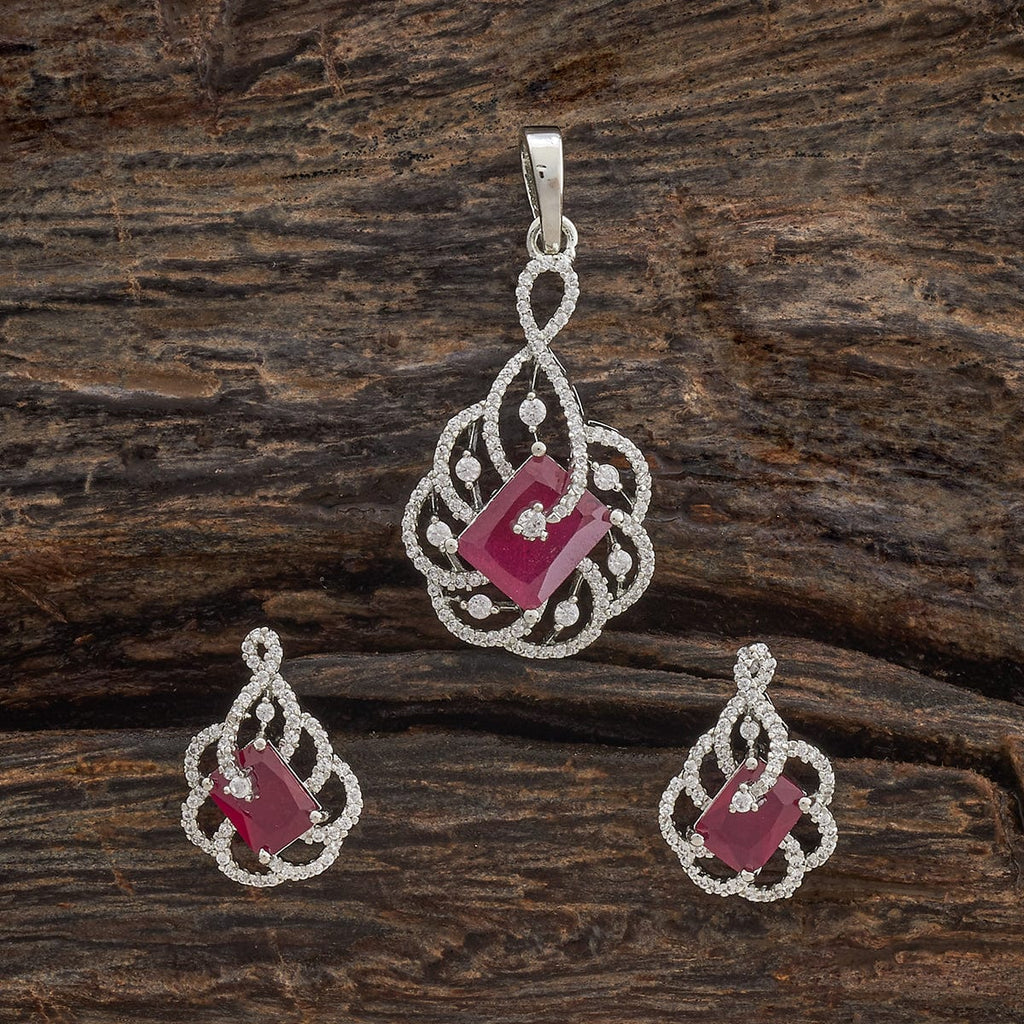 Zircon Pendant Set Zircon Pendant Earring 181213