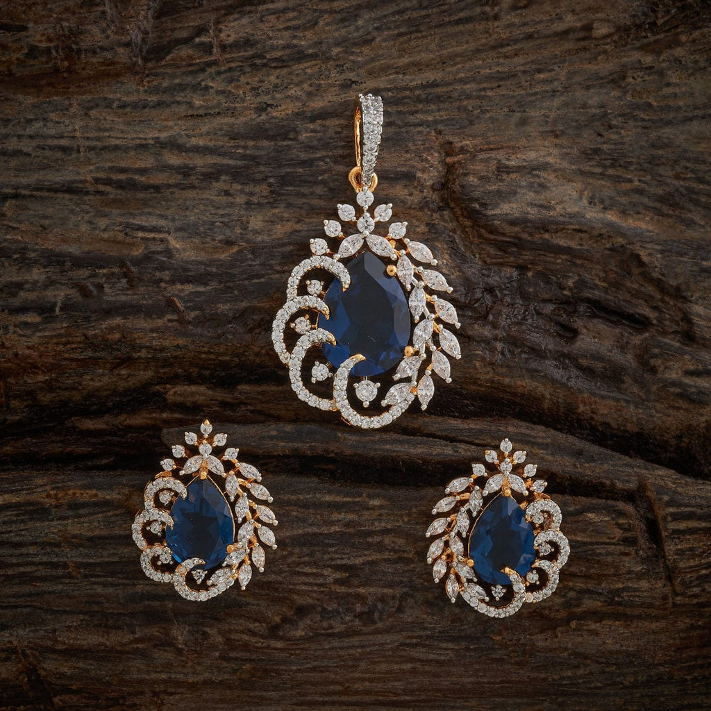 Zircon Pendant Set Zircon Pendant Earring 180326