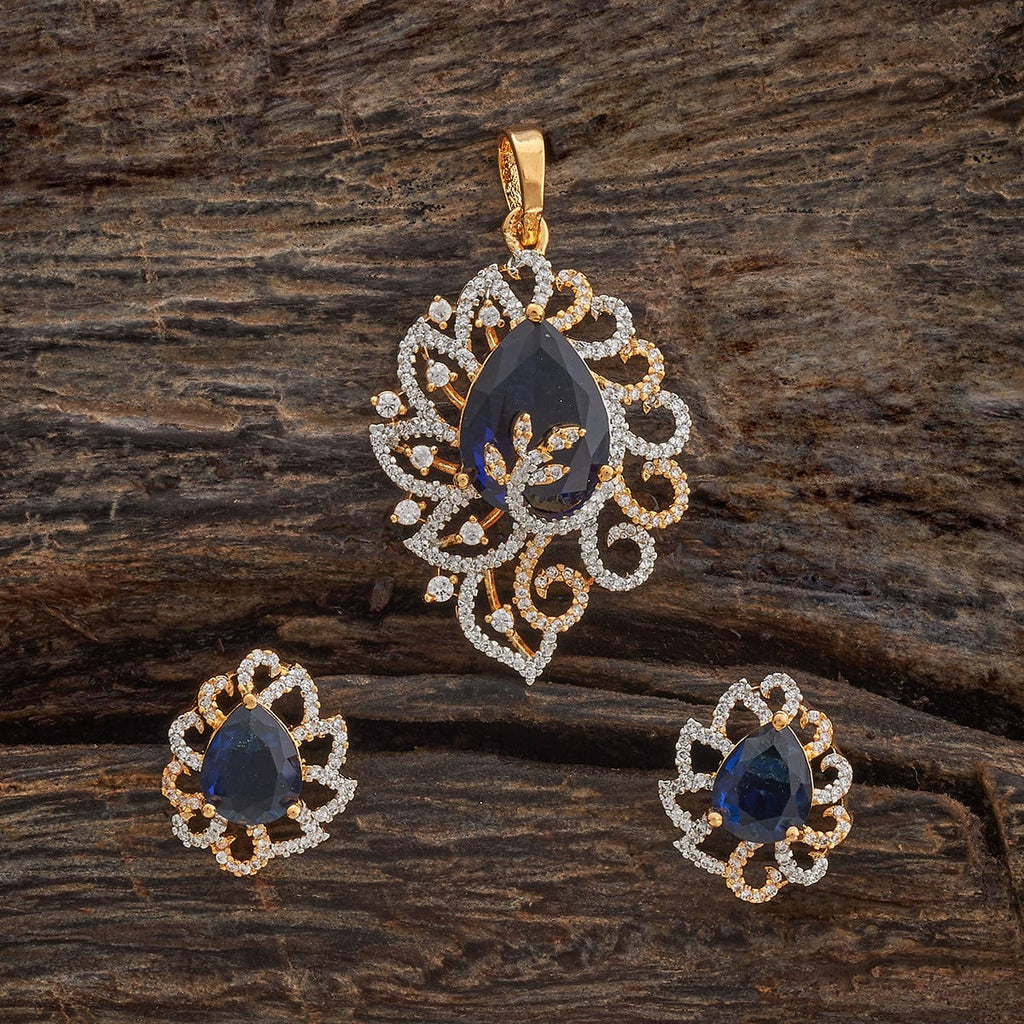 Zircon Pendant Set Zircon Pendant Earring 181215