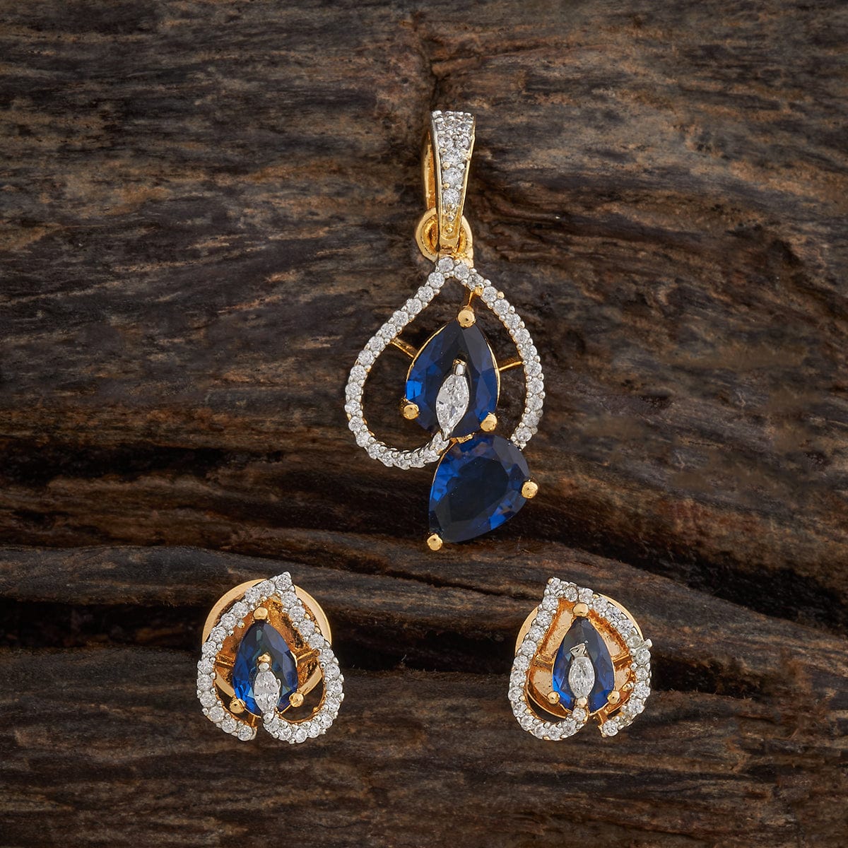 Zircon Pendant Set Zircon Pendant Earring 181547