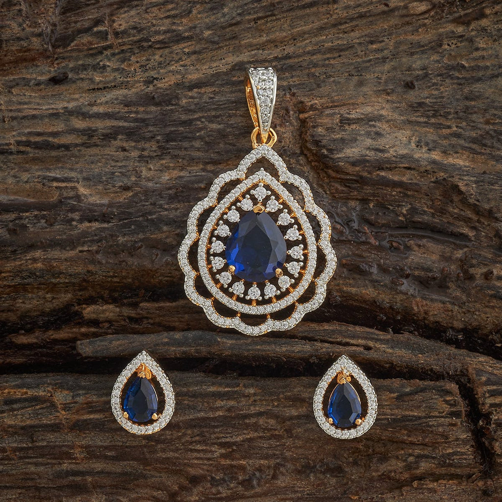 Zircon Pendant Set Zircon Pendant Earring 182057