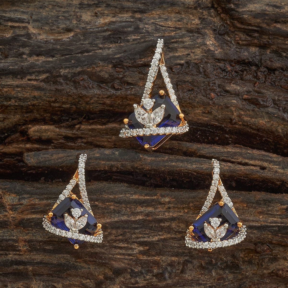 Zircon Pendant Set Zircon Pendant Earring 182479