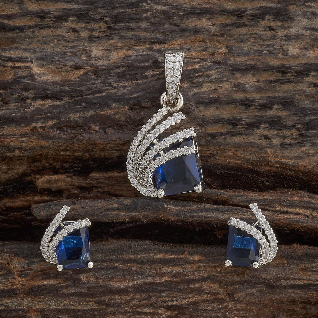 Zircon Pendant Set Zircon Pendant Earring 181544
